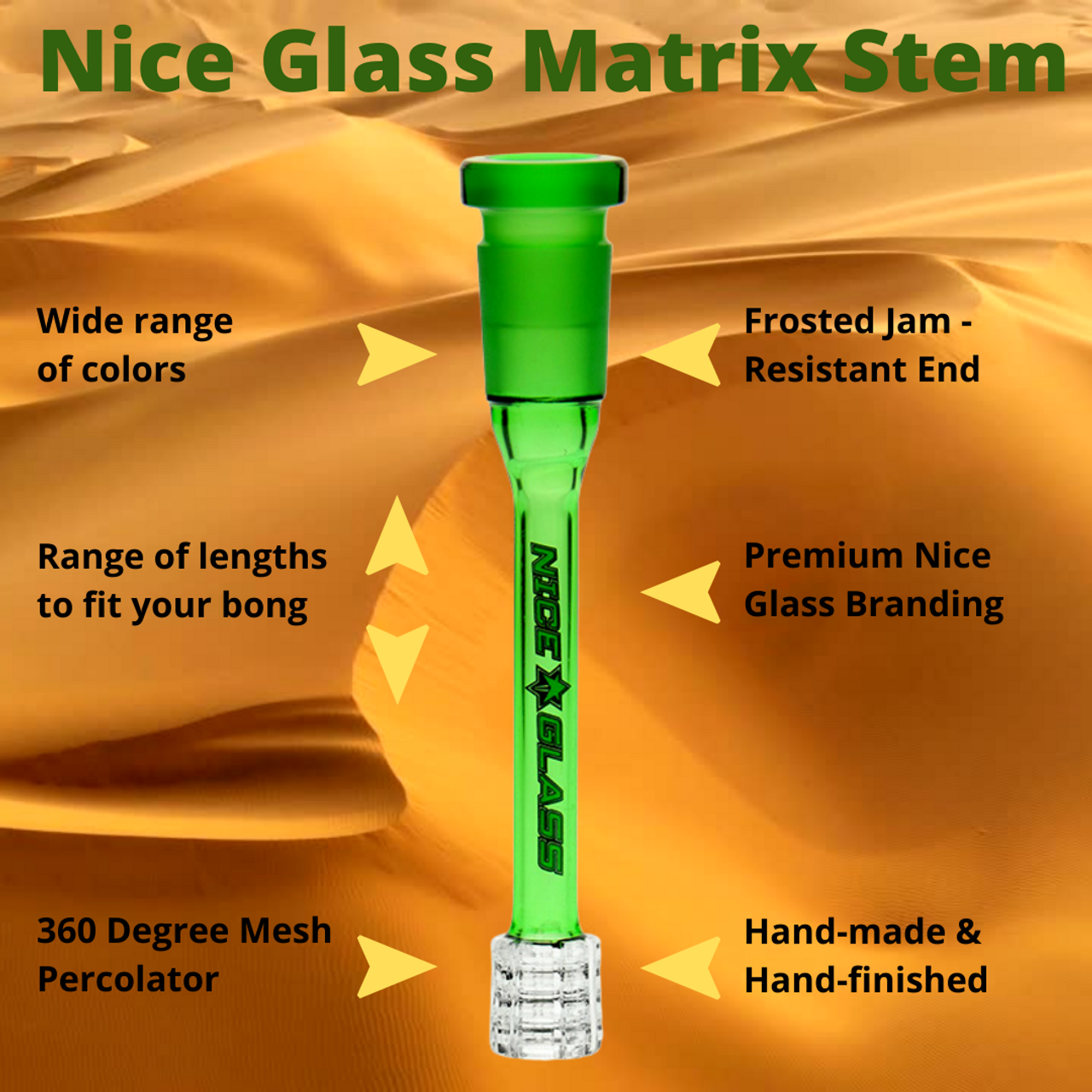 Nice Glass Matrix Diffuser Downstem - Click to buy.